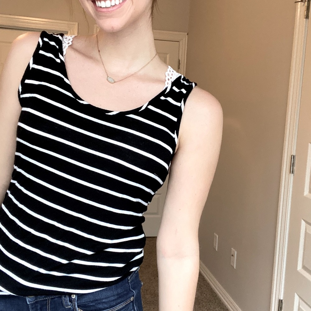 Women’s stripped tank